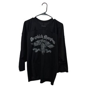 CCM Dropkick Murphys Hockey Jersey Mens Medium Black The Meanest of Times 07